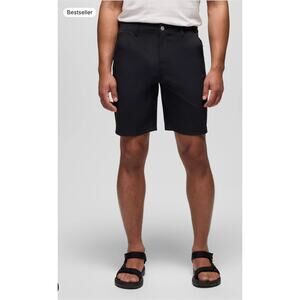 NEW! prAna Men's 34 Hybridizer Swim Trunks Ripstop Shorts Hiking Outdoors Black